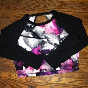 Medium Calia Open Back Floral Crop Top